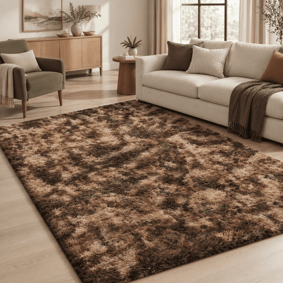 Area Rugs 9x12 Living Room Bedroom Large Fshag Rug - Walmart.com