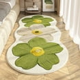 thumbnail image 1 of Area Rugs for Bedroom, Bedside Runner Rug, Flower Shaped Rug ,Indoor Machine Washable Carpet with Nonslip TPR Backing - Bathroom, Living & Dining Room Home Déco, 1 of 6