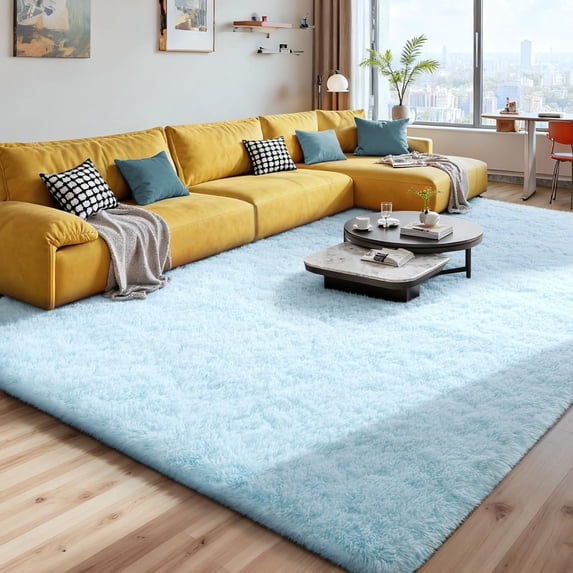 Shag Area Rugs for Living Room 8'X10', Soft and Fluffy Shaggy Carpet for Pets, Machine Washable Floor Rugs for Living room