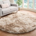 thumbnail image 1 of Shag Area Rugs for Living Room 7'(Round), Soft and Fluffy Shaggy Carpet for Pets, Machine Washable Floor Rugs for Living room, 1 of 9
