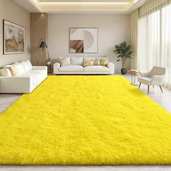 Area Rugs for Bedroom, Fluffy Rugs for Living Room, Large Area Rug Shag Shaggy Carpet Soft Plush Furry Bedside Rug, Machine Washable Area Rugs for Kids Girls Boys Home Decor Anti Slip