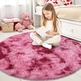 thumbnail image 1 of Shag Area Rugs for Living Room 7'(Round), Soft and Fluffy Shaggy Carpet for Pets, Machine Washable Floor Rugs for Living room, 1 of 8