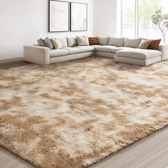 Shag Area Rugs for Living Room 10'X14', Soft and Fluffy Shaggy Carpet for Pets, Machine Washable Floor Rugs for Living room
