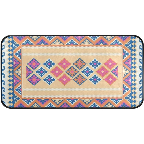 Area Rugs Carpet for Bedroom Floor Kitchen Rugs Colorful Cute Door Mat Bedside Runner Rug Living Room Washable Non Slip 39×20in