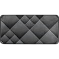 thumbnail image 1 of Area Rugs Carpet for Bedroom Floor Kitchen Rugs Dark Gray Geometry Door mat Bedside Runner Rug Living Room Washable Non Slip 39×20in, 1 of 7