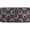 thumbnail image 1 of Area Rugs Carpet for Bedroom Floor Kitchen Rugs Dog Paw Star Bedside Runner Rug Living Room Washable Non Slip 39×20in Sofa, 1 of 7