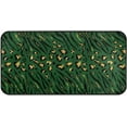 thumbnail image 1 of Area Rugs Carpet for Bedroom Floor Kitchen Rugs Green Tiger Leopard Animal Striped Door Mat Bedside Runner Rug Living Room Washable Non Slip 39×20in, 1 of 7