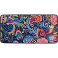 thumbnail image 1 of Area Rugs Carpet for Bedroom Floor Kitchen Rugs Paisley Navy Door mat Bedside Runner Rug Living Room Washable Non Slip 39×20in, 1 of 7