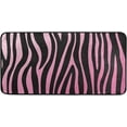 thumbnail image 1 of Area Rugs Carpet for Bedroom Floor Kitchen Rugs Pink and Black Zebra Print Animal Bedside Runner Rug Living Room Washable Non Slip 39×20in Sofa, 1 of 7