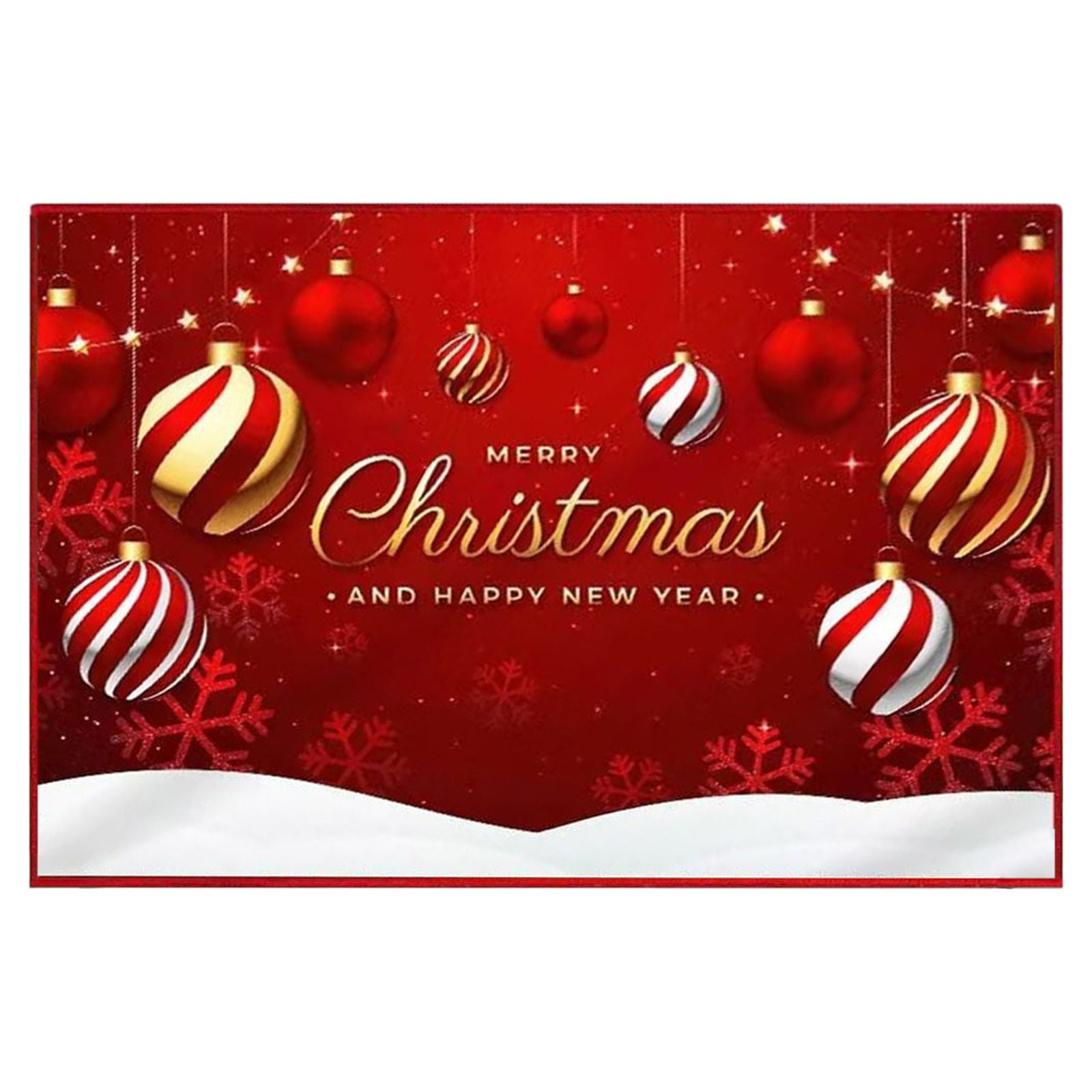 Area Rugs Christmas Day Carpet Super Absorbent Microfiber Kitchen Mat