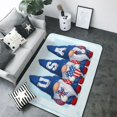Area Rugs, Cute Gnomes in USA Washable Large Rugs for Living Room