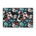 Area Rugs, Cute Rottweiler Washable Large Rugs for Living Room Bedroom