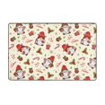 Area Rugs, Cute Santa With Gifts Washable Large Rugs for Living Room