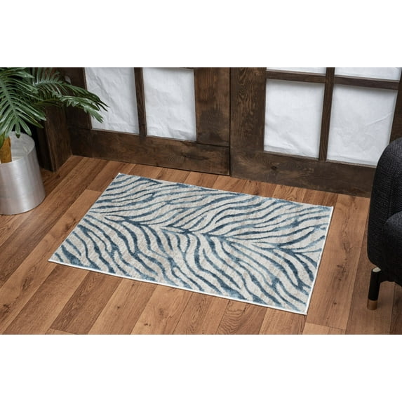 Area Rugs Elegance GC_CNC6006 Blue 2 ft. x 3 ft. Area Rug,Runner Rugs ...