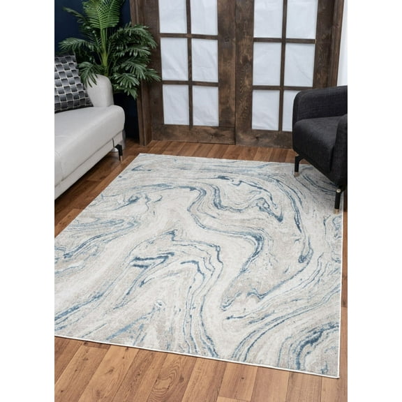 Area Rugs Elegance GC_CNC6010 Ivory 5 ft. 3 in. x 7 ft. 3 in. Area Rug,Runner Rugs