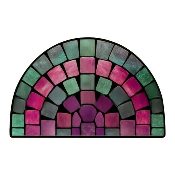 Area Rugs,Entrance Door Mat Welcome Mat Front Door Rugs Outdoors Semicircle