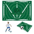 thumbnail image 1 of Area Rugs,Football Footstep Training Mat Soccer Training Mat Agility Footstep Training Mat Soccer Mat For All Non Slip Silent Equipment For All Ages Strength And Coordination, 1 of 8