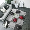 thumbnail image 1 of Area Rugs For Living Room Decor - Cherries laid Soft Anti Slip Throw Washable Rugs 5x7 For Bedroom, Indoor Carpet For Bedroom Living Room 80x58In, 1 of 7
