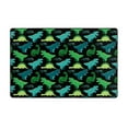 thumbnail image 1 of Area Rugs For Living Room Decor - Green Dinosaur Anti Slip Throw Washable Rugs 3x5 For Bedroom, Soft Indoor Carpet For Bedroom Living Room 60x39In, 1 of 5