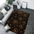 thumbnail image 1 of Area Rugs For Living Room Decor - Halloween orange Spiderweb Creative Soft Anti Slip Throw Washable Rugs 5x7 For Bedroom, Indoor Carpet For Bedroom Living Room 80x58In, 1 of 7
