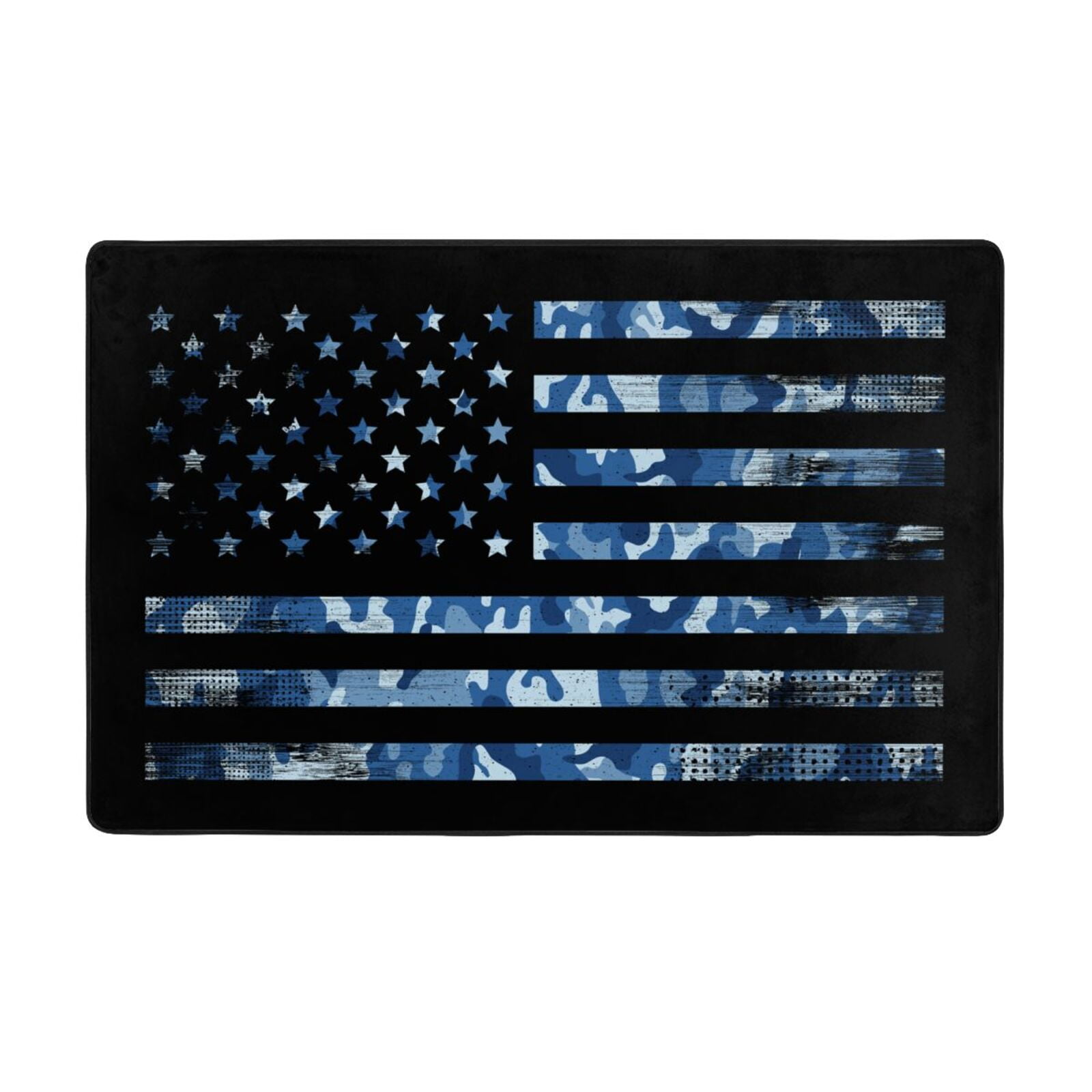 Area Rugs For Living Room Decor Navy Camouflage American Flag Anti