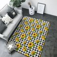 thumbnail image 1 of Area Rugs For Living Room Decor - Sunflowers checkered plaid Soft Anti Slip Throw Washable Rugs 5x7 For Bedroom, Indoor Carpet For Bedroom Living Room 80x58In, 1 of 7