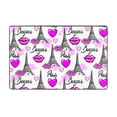 thumbnail image 1 of Area Rugs For Living Room Decor - Tower Flower Purple Anti Slip Throw Washable Rugs 3x5 For Bedroom, Soft Indoor Carpet For Bedroom Living Room 60x39In, 1 of 5