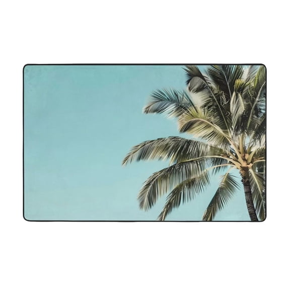 Area Rugs For Living Room Decor - Vintage Surf Van Beach Anti Slip Throw Washable Rugs 3x5 For Bedroom, Soft Indoor Carpet For Bedroom Living Room 60x39In