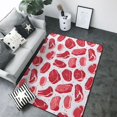 thumbnail image 1 of Area Rugs For Living Room Decor - steak pattern Soft Anti Slip Throw Washable Rugs 5x7 For Bedroom, Indoor Carpet For Bedroom Living Room 80x58In, 1 of 7