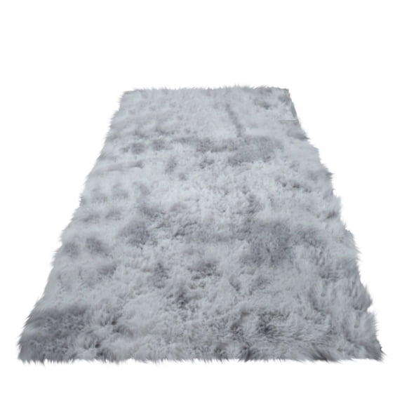 Area Rugs For Living Room, Small Carpet For Bedroom Bedside, Washable Soft Shag Aesthetic Plush High Pile Throw Rug For Playroom Dorm Room (C)