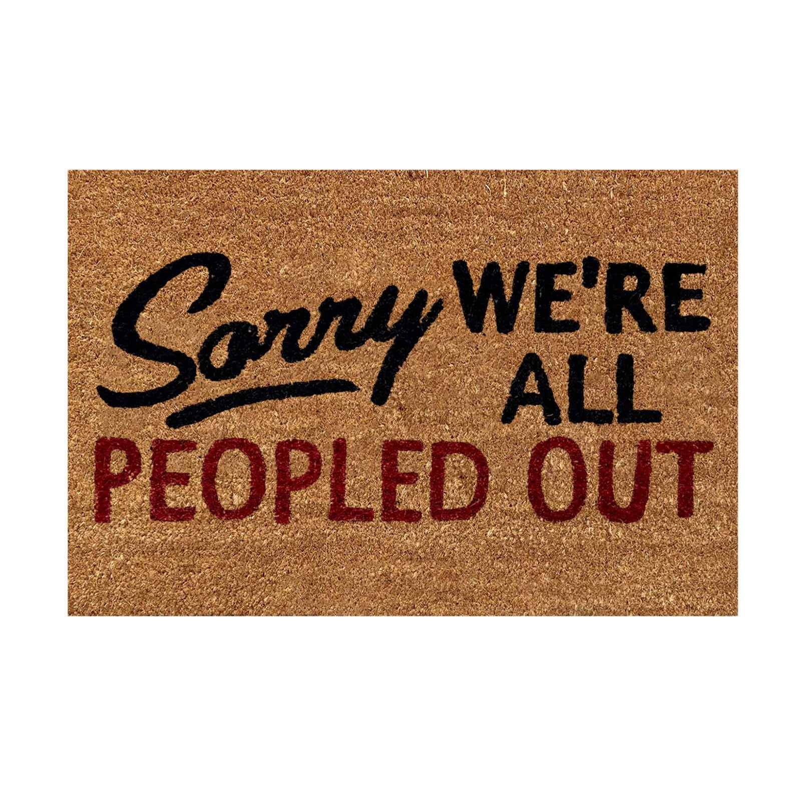 Area Rugs Fun Copywriting Mat Holiday Mat Door Mat Polyester