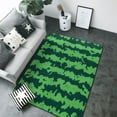 Area Rugs, Green Stripes Of Watermelon Washable Large Rugs for Living