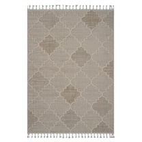 Area Rugs Guros Collection 8X10 Cream / Trellis Indoor / Outdoor Area Rug,Runner Rugs