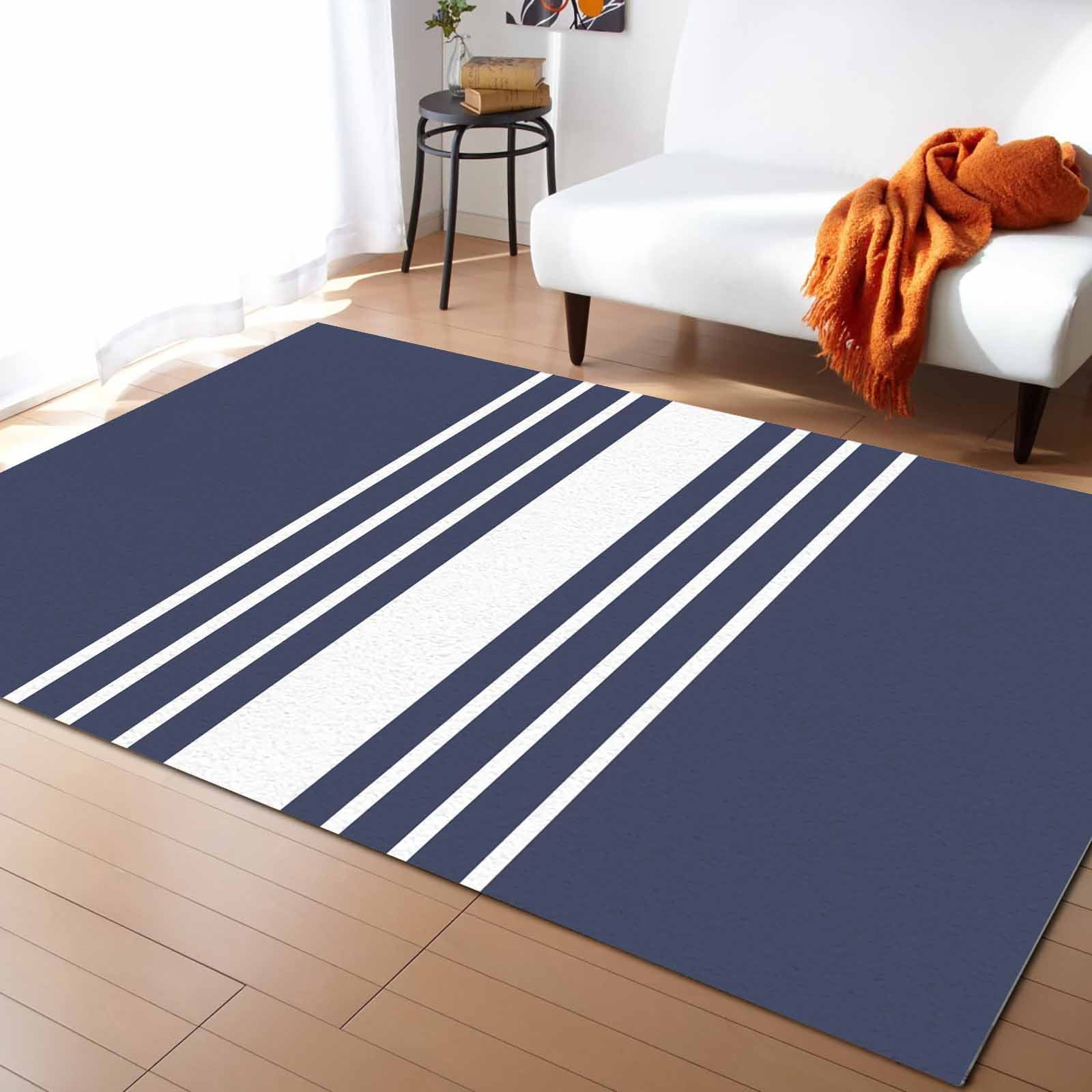 Area Rugs Indoor Non-Slip Rectangle Rug 2.7x5 Ft Abstract Modem Simple ...