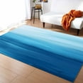 thumbnail image 1 of Area Rugs Indoor Non-Slip Rectangle Rug 2.7x5 Ft Summer Ocean Abstract Blue Water Coastal Rug Rubber Backing Floor Mats Non Shedding Home Decor Carpet for Entryway Living Room, 1 of 8