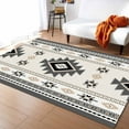 thumbnail image 1 of Area Rugs Indoor Non-Slip Rectangle Rug 2x3 Ft Aztec Gray Southwest Wind Bohemian Ethnic Wind Rug Rubber Backing Floor Mats Non Shedding Home Decor Carpet for Entryway Living Room, 1 of 8