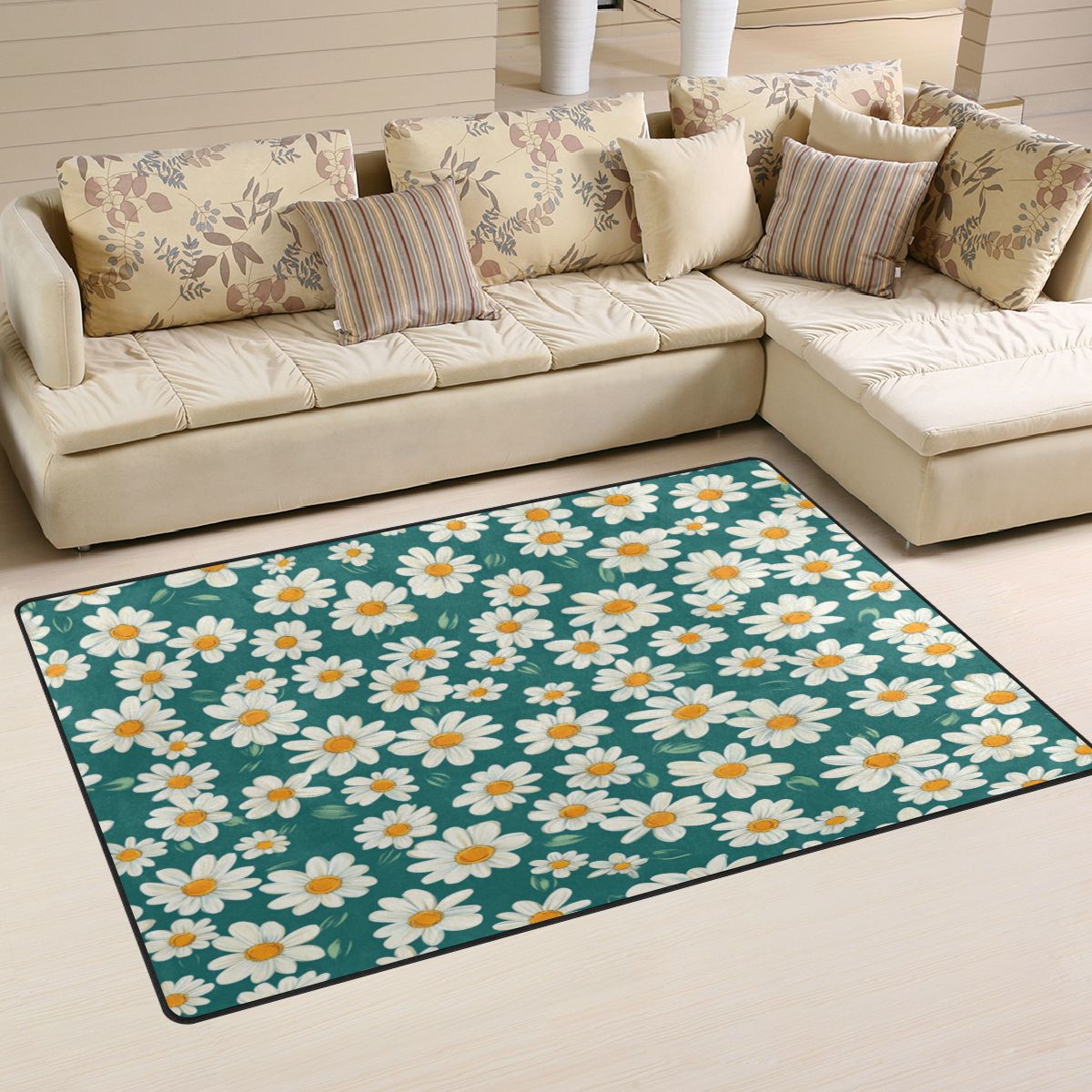 Area Rugs 31"x20" Indoor NonSlip Wear Resistant Floor Mats Soft Large