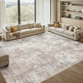 thumbnail image 1 of UERMEI Area Rugs for Living Room 10x12 Washable Rug Vintage Pattern Large Non-Slip Stain Resistant Soft Durable Floor Carpet for Bedroom, Dining Room, Home Office - Brown, 1 of 7