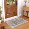thumbnail image 1 of Uermei 2'x3' Small Washable Area Rug: Non-Slip Stain-Resistant Durable Indoor Mat for Entryway, Kitchen, Bedroom, Laundry, Pet & Kid-Friendly Home Decor - Brown, 1 of 10