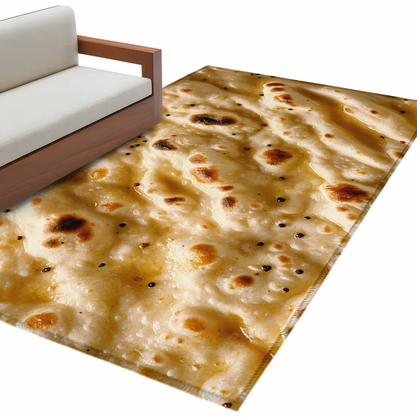 Area Rugs for Living Room 4x6 Ft, Bread Non Slip Area Rugs for Kitchen ...