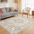 thumbnail image 1 of Uermei 5'x7' Washable Area Rug for Living Room: Non-Slip Stain-Resistant Soft Indoor Rug for Bedroom Dining Room Home Office Decor - Camel, 1 of 12