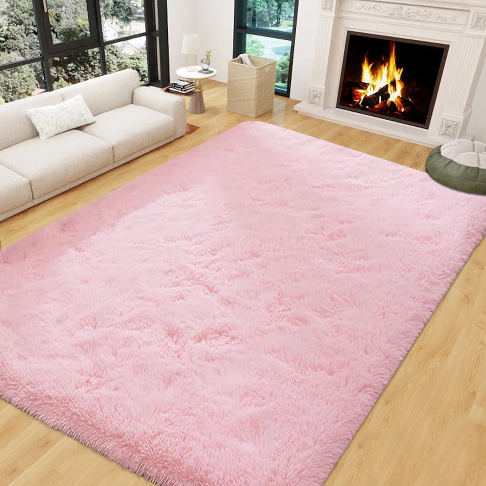 Kentaly Shaggy Area Rugs for Living Room, 6x9ft Fluffy Area Rug for ...