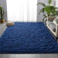 thumbnail image 1 of Cshidworld Area Rugs for Living Room Bedroom, 6x9 Ultra Soft Comfy Fluffy Thickened Memory-Foam Indoor Carpets, Modern Minimalist Carpet for Teen Adults Apartment Bedroom Home Decor, Blue, 1 of 7