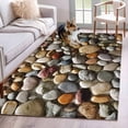 thumbnail image 1 of Area Rugs for Living Room Bedroom, Colorful Stones 4'x6' Rug Washable Carpet Runner Indoor Outdoor, Farmhouse Stones Modern Art Non Slip Accent Floor Mats Rug for Kitchen, Office, 1 of 8