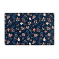 thumbnail image 1 of Area Rugs For Living Room Decor - Autumn Leaves With Blue Anti Slip Throw Washable Rugs 3x5 For Bedroom, Soft Indoor Carpet For Bedroom Living Room 60x39In, 1 of 5