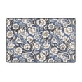 thumbnail image 1 of Area Rugs For Living Room Decor - Black White Flower Paisley Anti Slip Throw Washable Rugs 3x5 For Bedroom, Soft Indoor Carpet For Bedroom Living Room 60x39In, 1 of 5