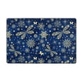 thumbnail image 1 of Area Rugs For Living Room Decor - Dark Blue Christmas Anti Slip Throw Washable Rugs 3x5 For Bedroom, Soft Indoor Carpet For Bedroom Living Room 60x39In, 1 of 5