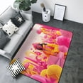 thumbnail image 1 of Area Rugs For Living Room Decor - Digital Nomad Pink Landscape Soft Anti Slip Throw Washable Rugs 5x7 For Bedroom, Indoor Carpet For Bedroom Living Room 80x58In, 1 of 7