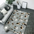 thumbnail image 1 of Area Rugs For Living Room Decor - Funny Beagle Active Dog Soft Anti Slip Throw Washable Rugs 5x7 For Bedroom, Indoor Carpet For Bedroom Living Room 80x58In, 1 of 7
