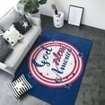 thumbnail image 1 of Area Rugs For Living Room Decor - God Bless America Patriotic Star Soft Anti Slip Throw Washable Rugs 5x7 For Bedroom, Indoor Carpet For Bedroom Living Room 80x58In, 1 of 7